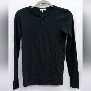 Rag & Bone Jet Black Crew Neck Tee